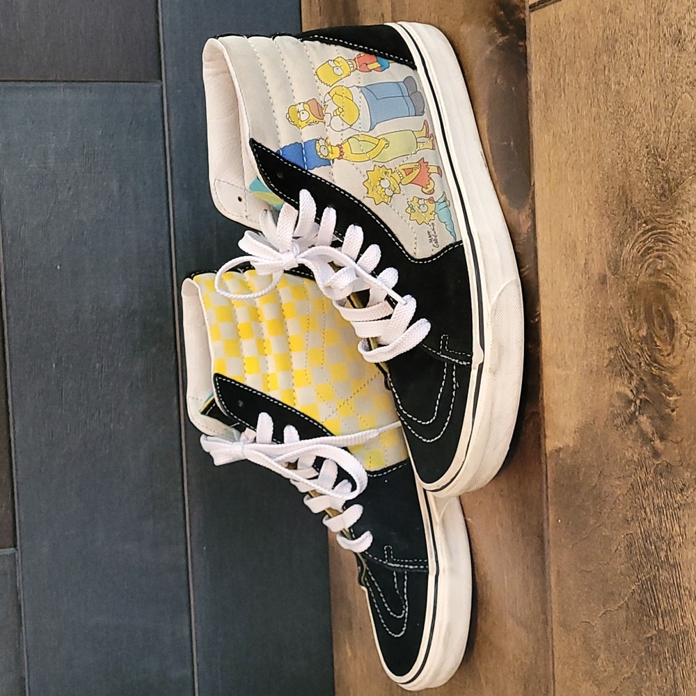 Simpson X Van's SK8-HI Family Portrait 1987-2020 Skate Shoes Size 10